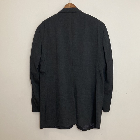 Brooks Brothers Suit Mens 46L 38 x 32 Dark Gray Wool Two Piece Made in USA - Picture 3 of 16